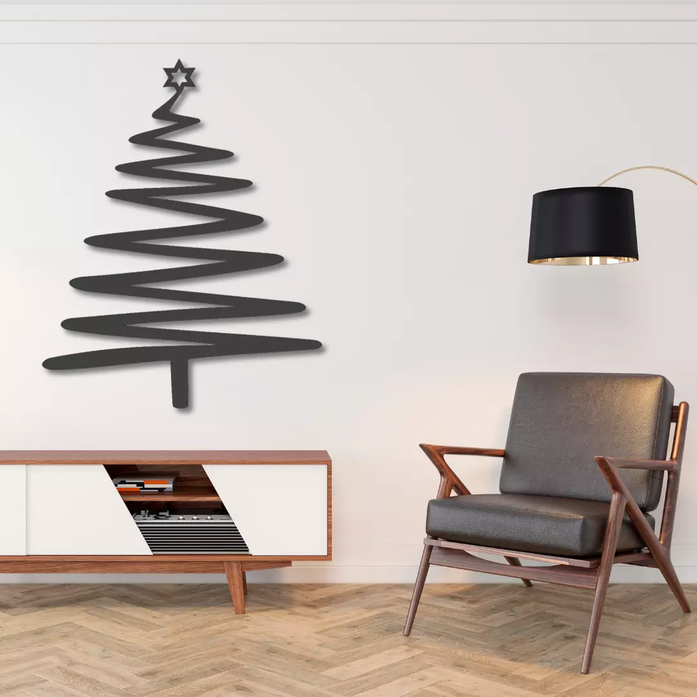 Weihnachtliche Wanddeko – Festlicher Weihnachtsbaum für dein Zuhause