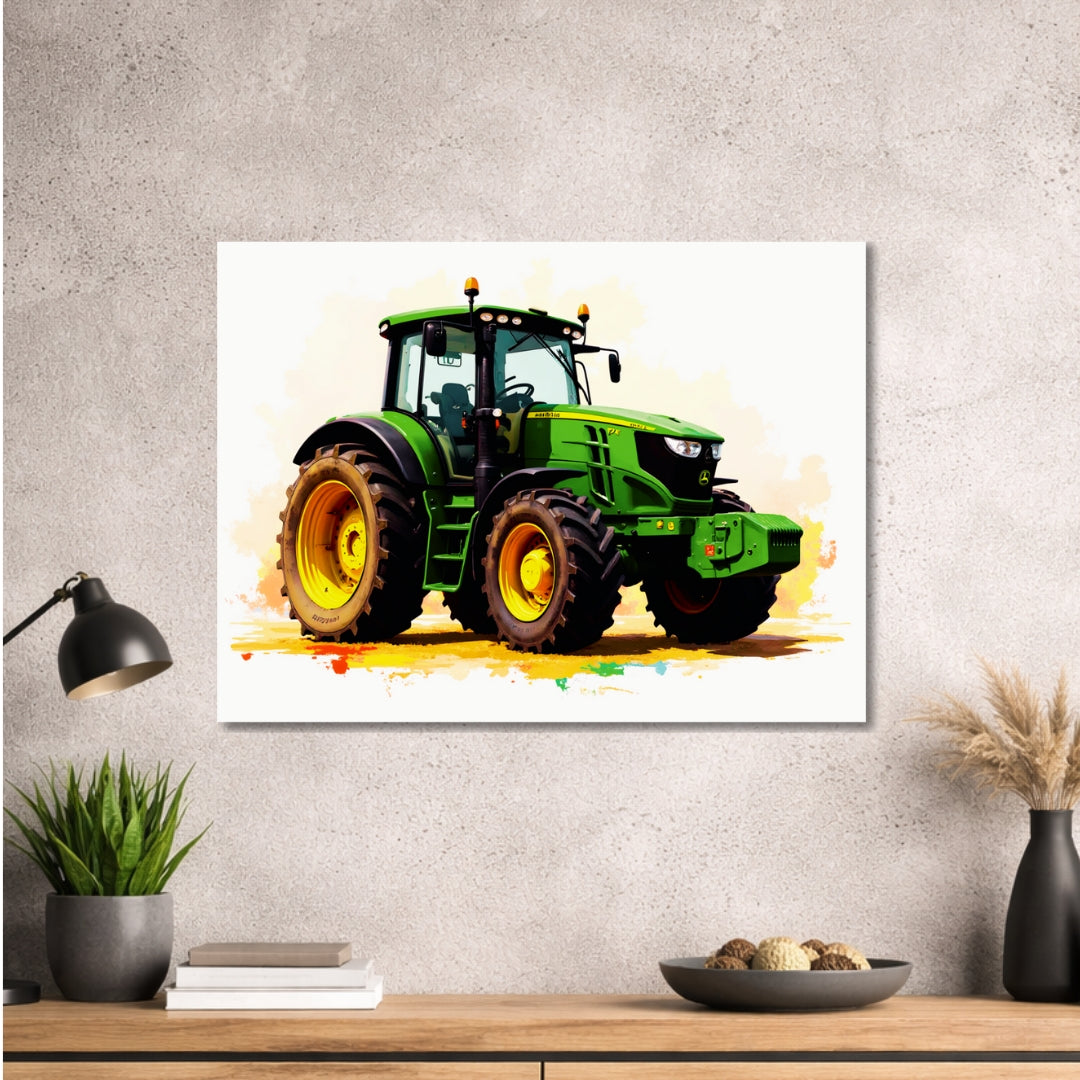 Traktor Design 009 - hochwertiges Design - Bild - Metall