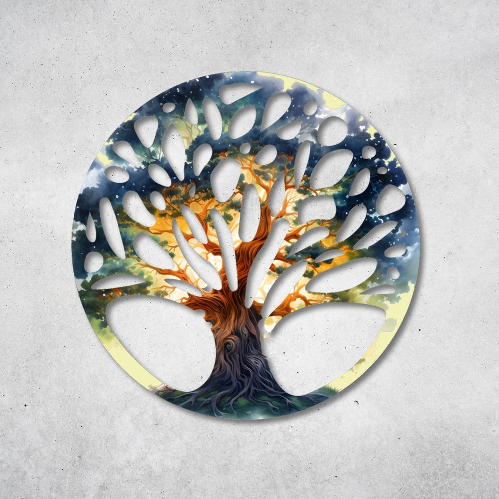 Baum des Lebens - Design - Bild - Metall 030