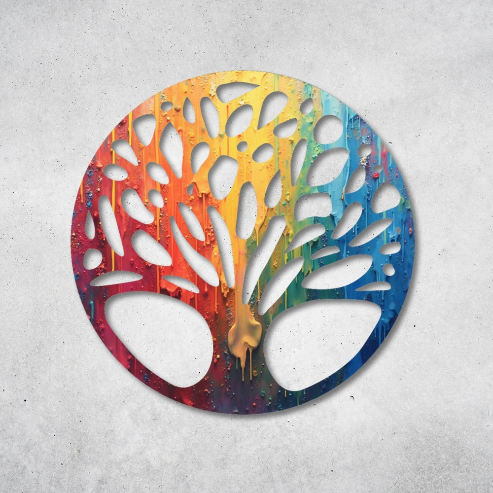 Baum des Lebens - Design - Bild - Metall 028