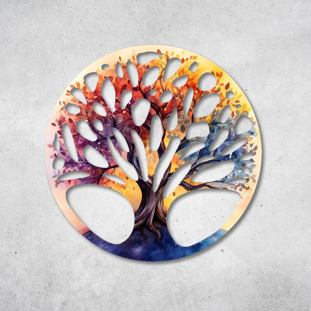 Baum des Lebens - Design - Bild - Metall 027