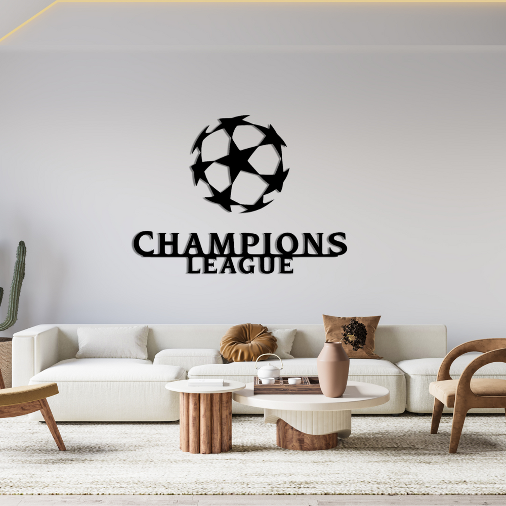 Champions League Wandbild für Männerzimmer