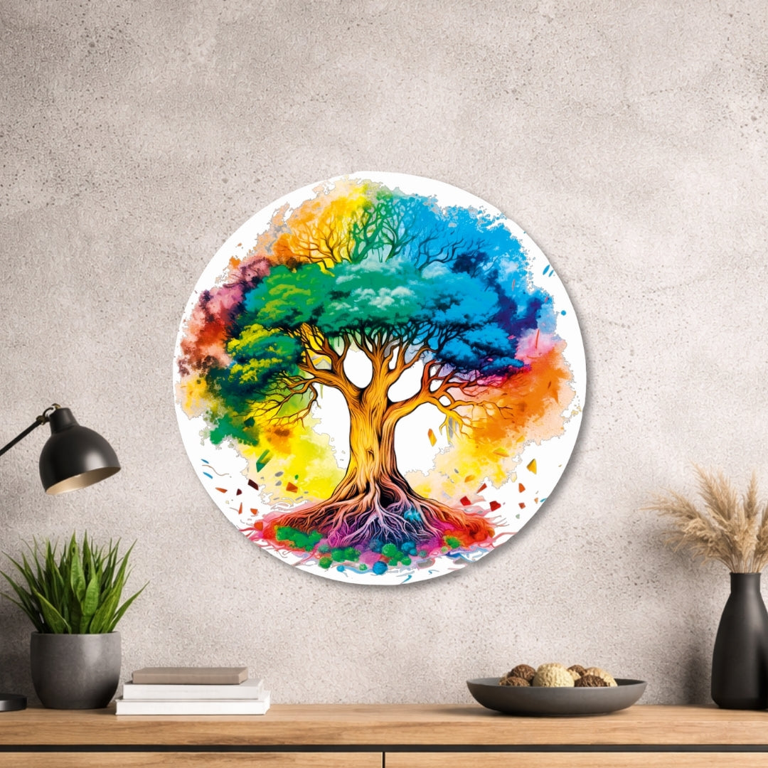 Baum des Lebens - Design - Bild - Metall 013