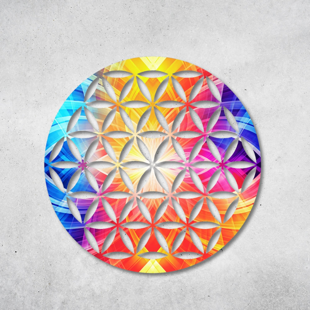 Blume des Lebens - Design - Bild - Metall 024