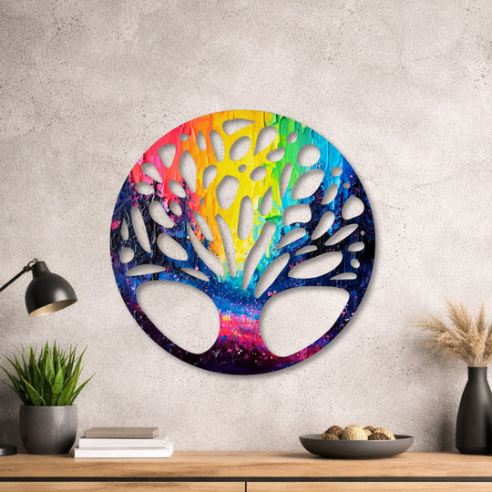 Baum des Lebens - Design - Bild - Metall 020