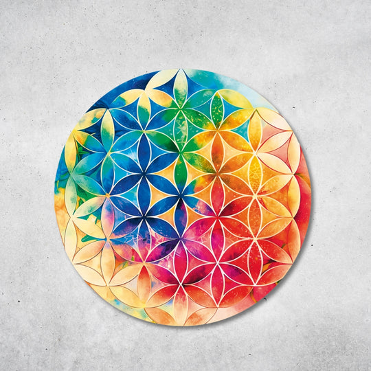 Blume des Lebens - Design - Bild - Metall 015