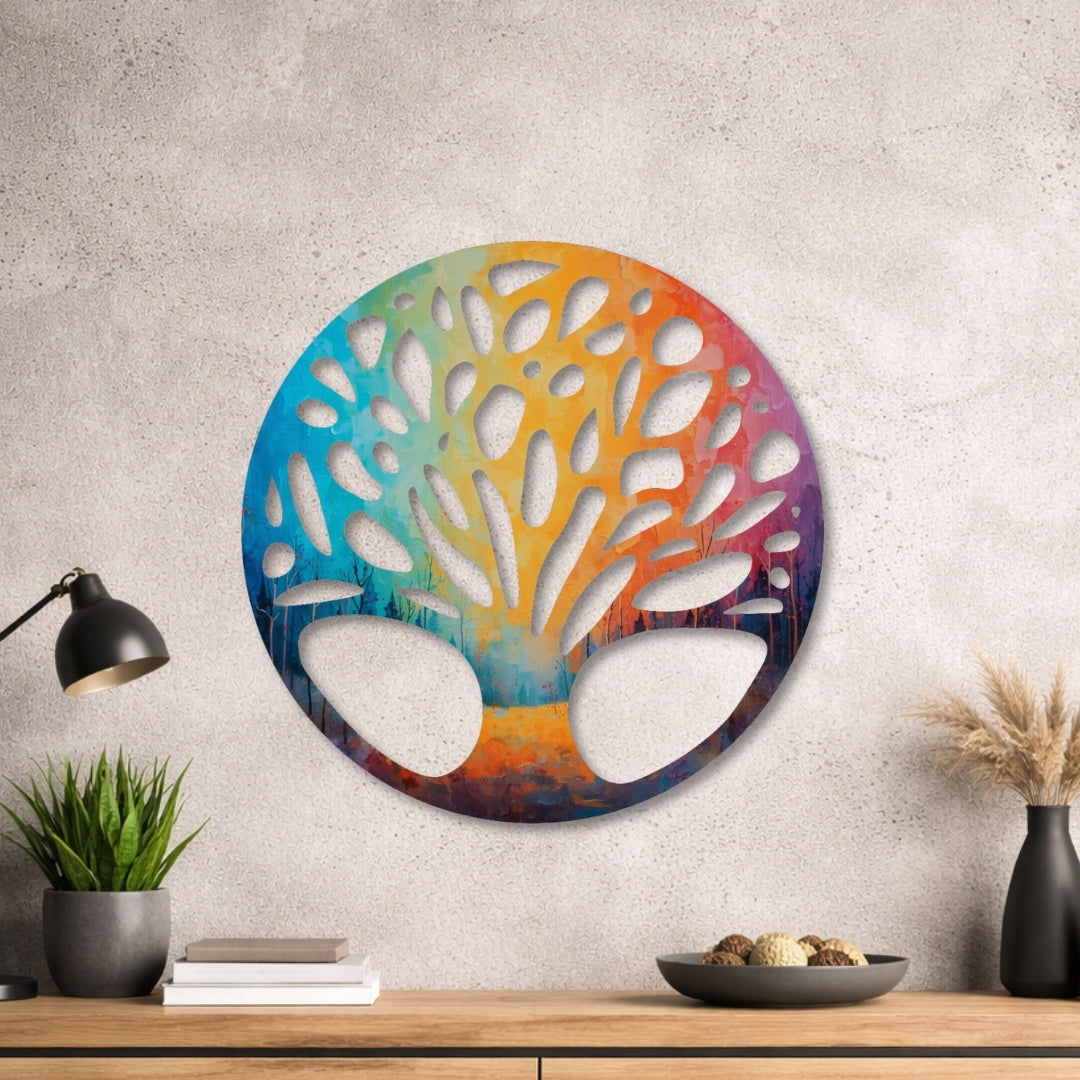 Baum des Lebens - Design - Bild - Metall 022