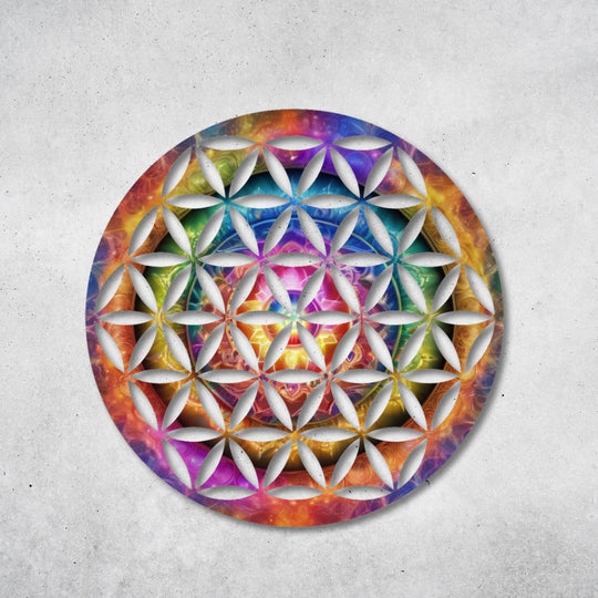 Blume des Lebens - Design - Bild - Metall 022