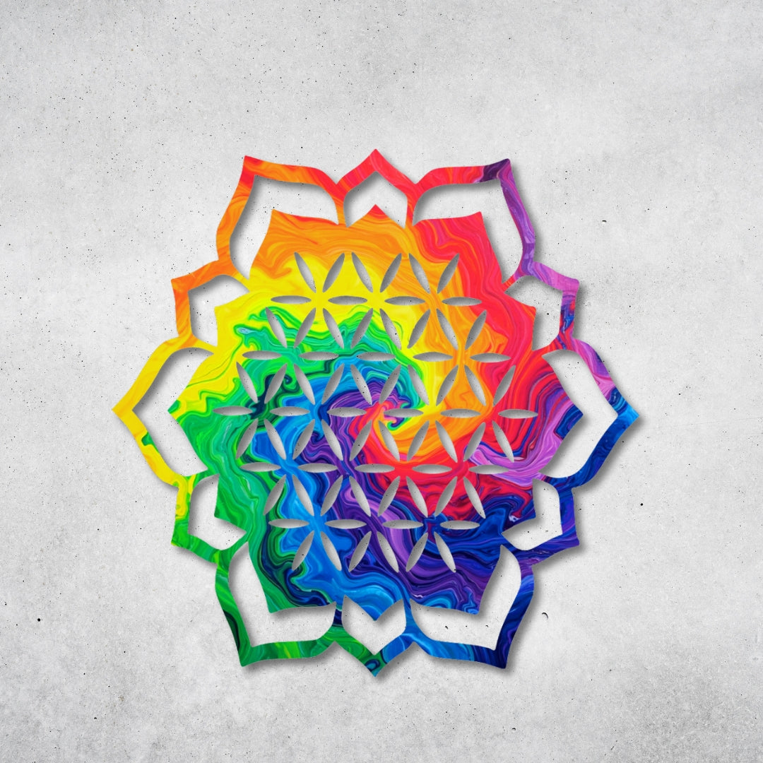 Lotusblume - Design - Bild - Metall 002