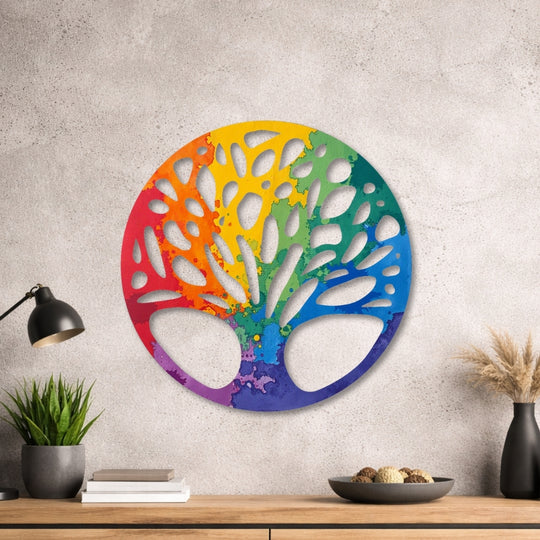 Baum des Lebens - Design - Bild - Metall 031