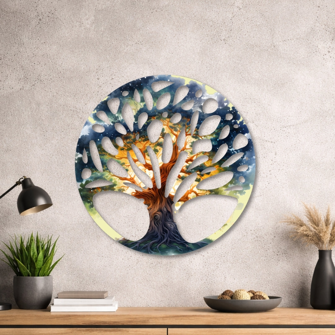 Baum des Lebens - Design - Bild - Metall 030