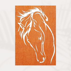 Pferd - Elegante Metall-Deko für Pferdeliebhaber