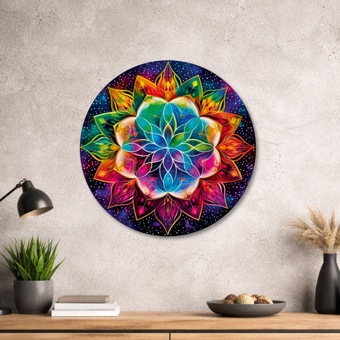 Blume des Lebens - Design - Bild - Metall 016