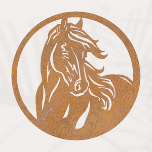 Pferde Motiv - Elegante Metall-Deko für Pferdeliebhaber