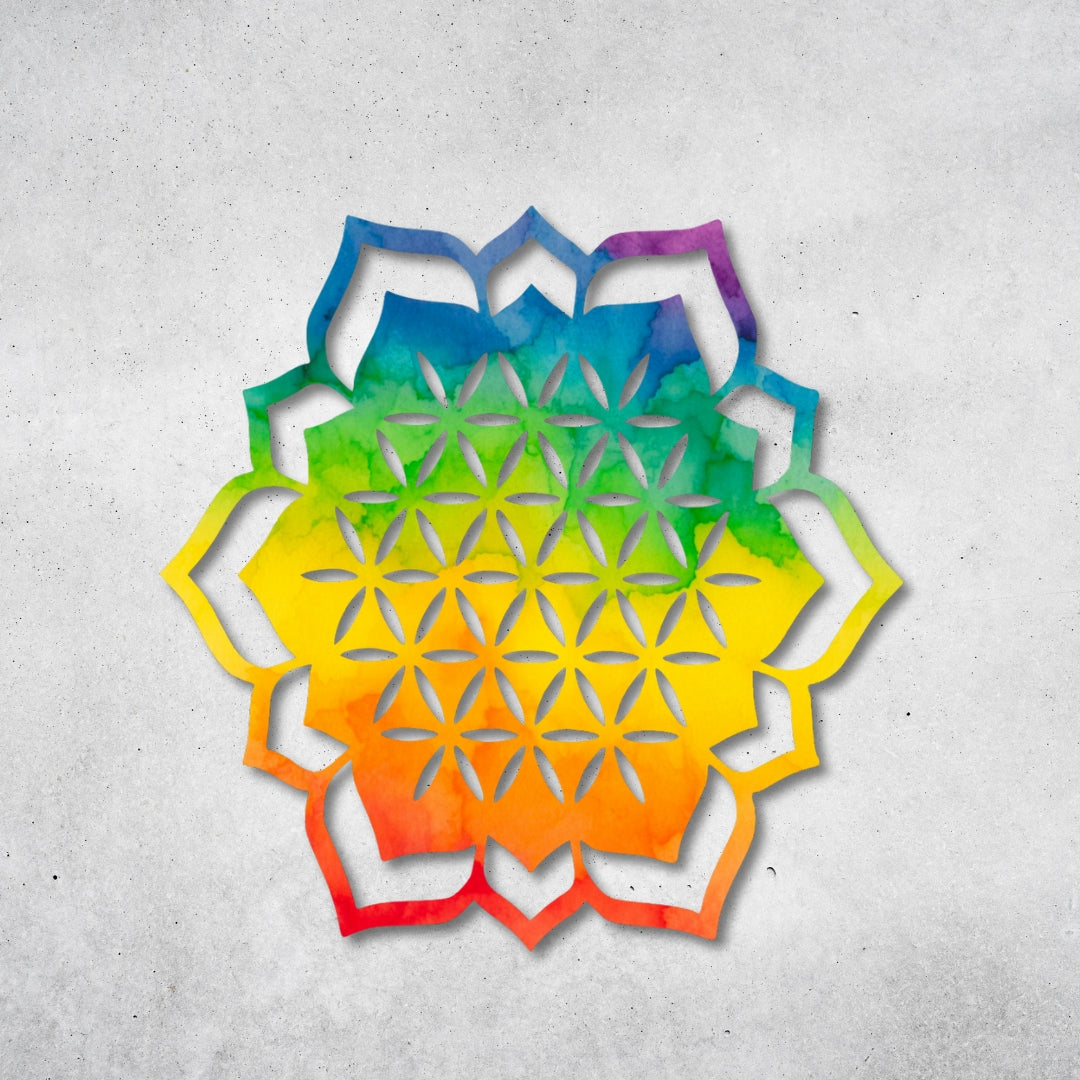 Lotusblume - Design - Bild - Metall 003