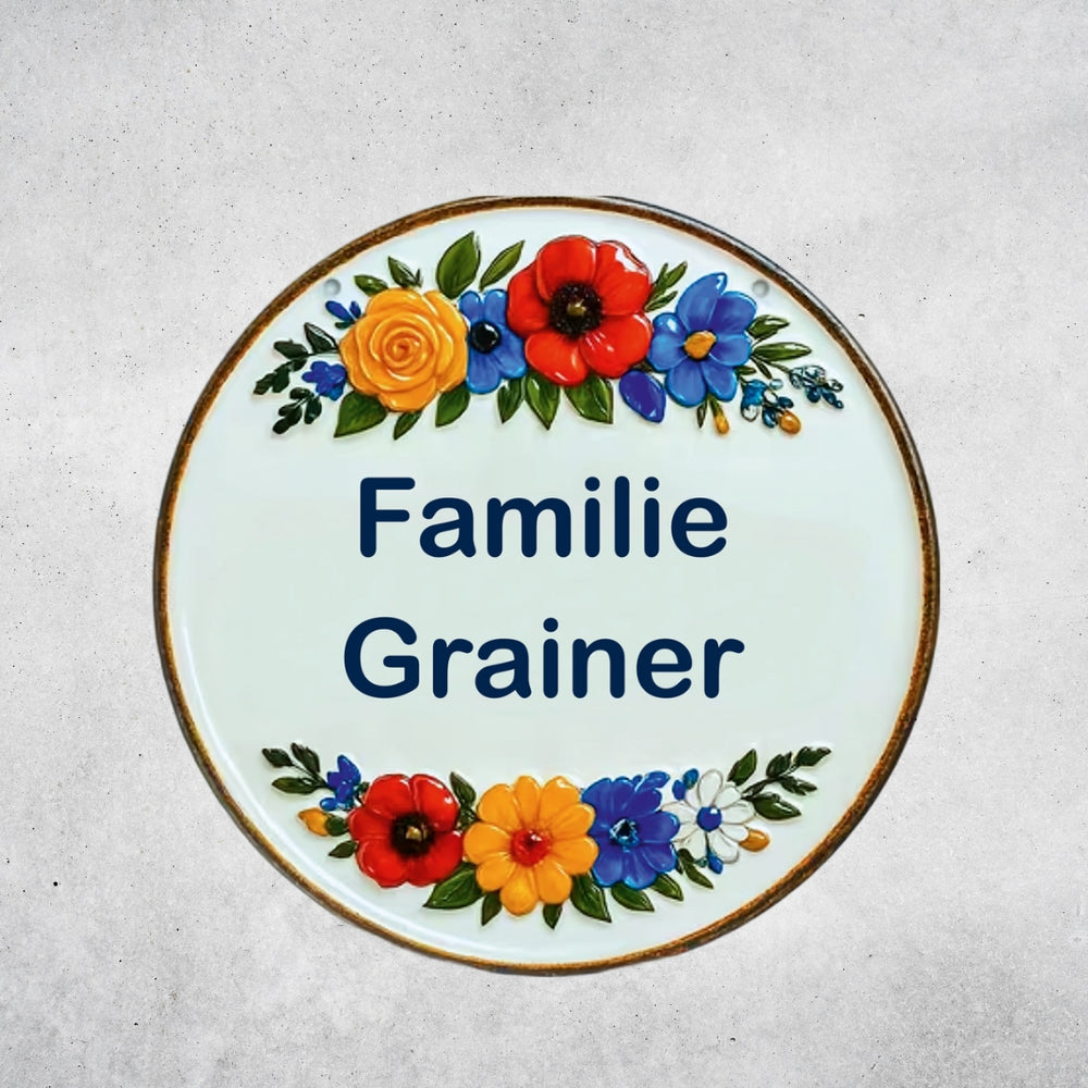 Schild - Design - Bild - Metall 001