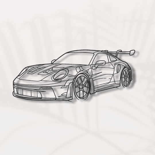 GT3 RS Front Silhouette Auto