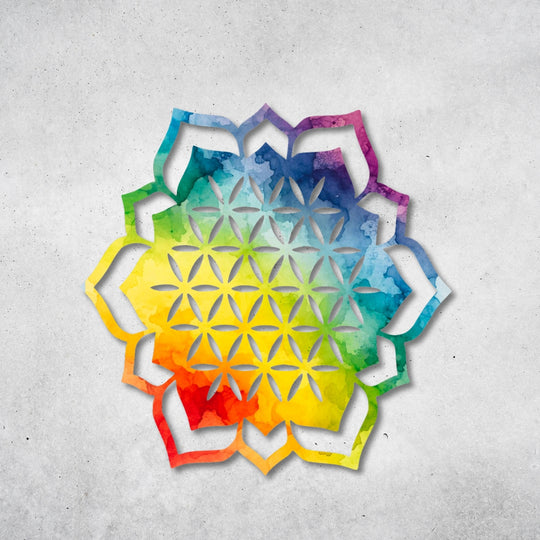 Lotusblume - Design - Bild - Metall 004