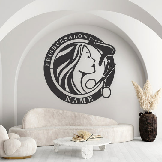 Berufsgruppen - personalisierbsre Schilder für Friseure, Kosmetiker, Tattoo Artist, Elektriker