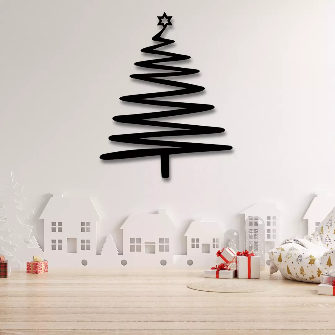 Weihnachtliche Wanddeko – Festlicher Weihnachtsbaum für dein Zuhause