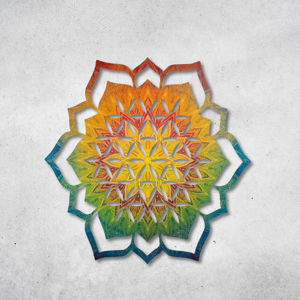 Lotusblume - Design - Bild - Metall 007