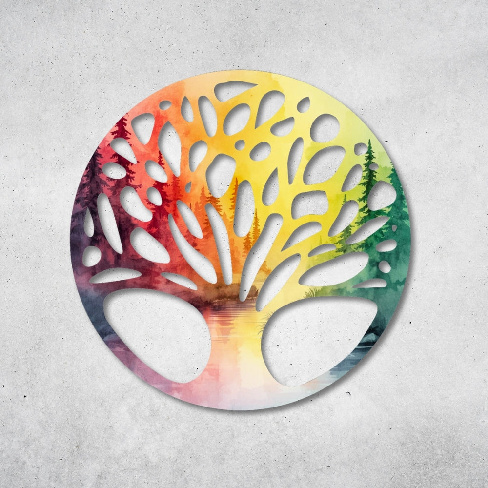 Baum des Lebens - Design - Bild - Metall 021