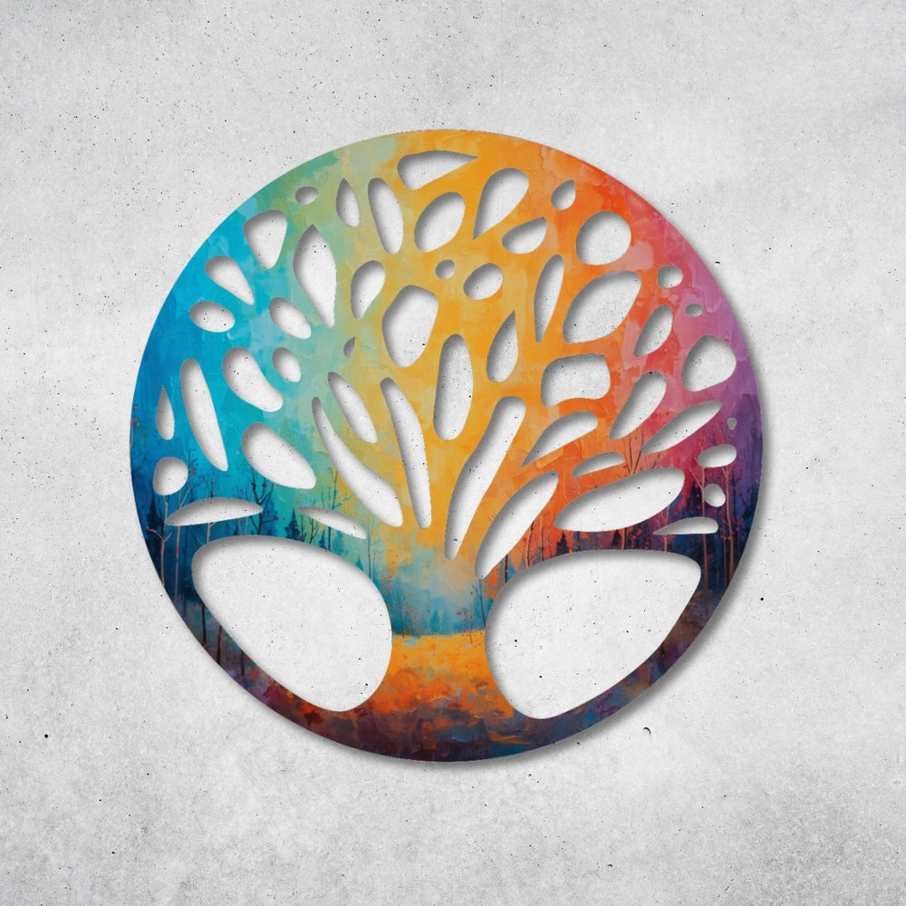 Baum des Lebens - Design - Bild - Metall 022