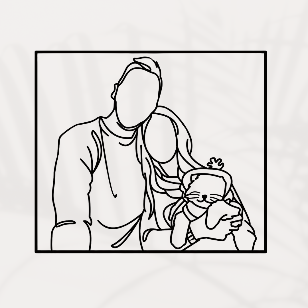 Personalialisiertes Foto - Portrait als Wandbild aus Metall