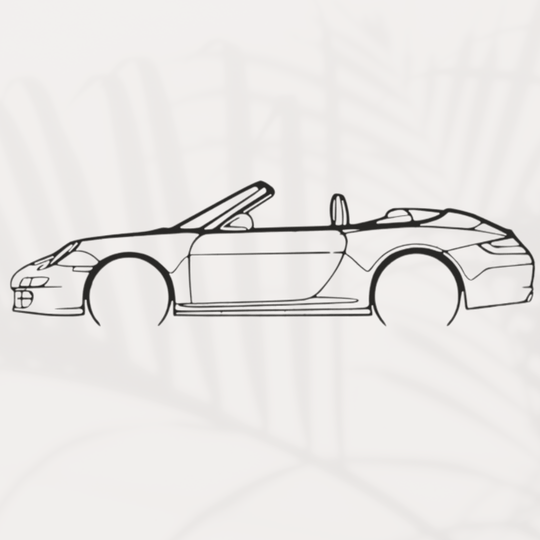 Modell 997 Cabrio - Silhouette - Laserfactory Austria