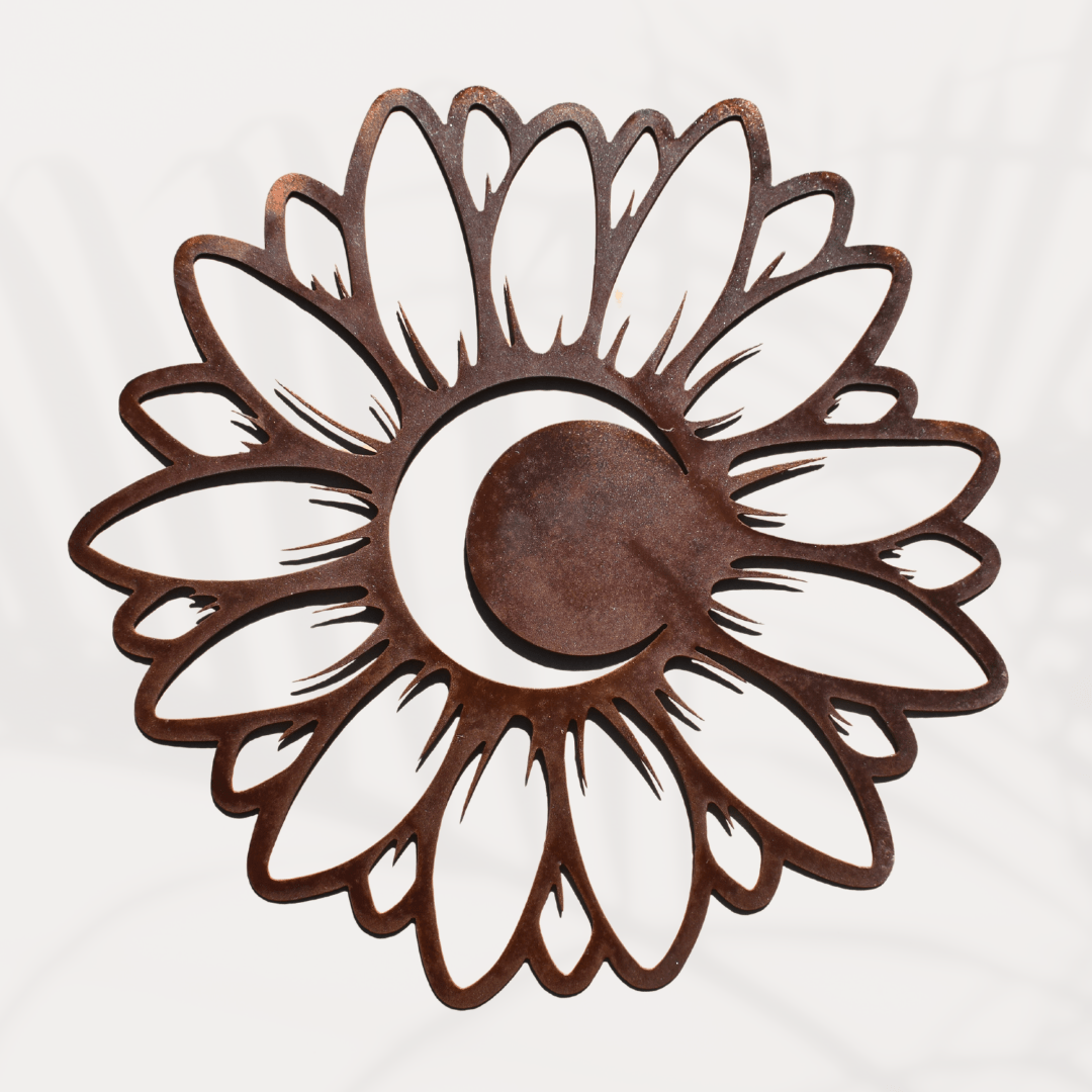 Sonnenblume - Elegante Metall - Deko - Laserfactory Austria